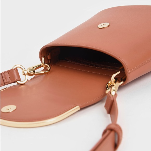 Charles & Keith Leather Bucket Bag - Picture 3 of 6